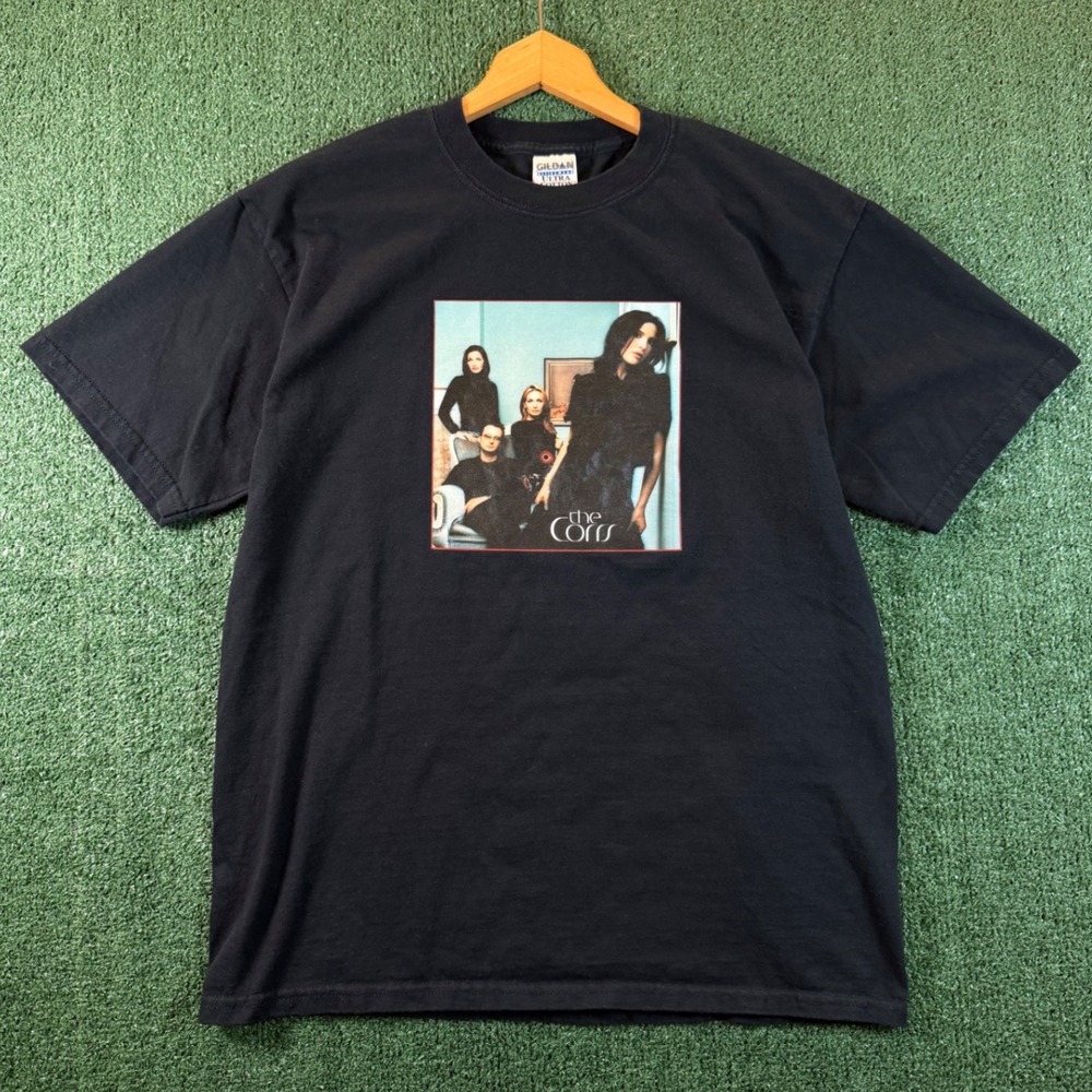 VTG Gildan The Corrs T-Shirt Mens M Black 2004 North American Tour Graphic Band